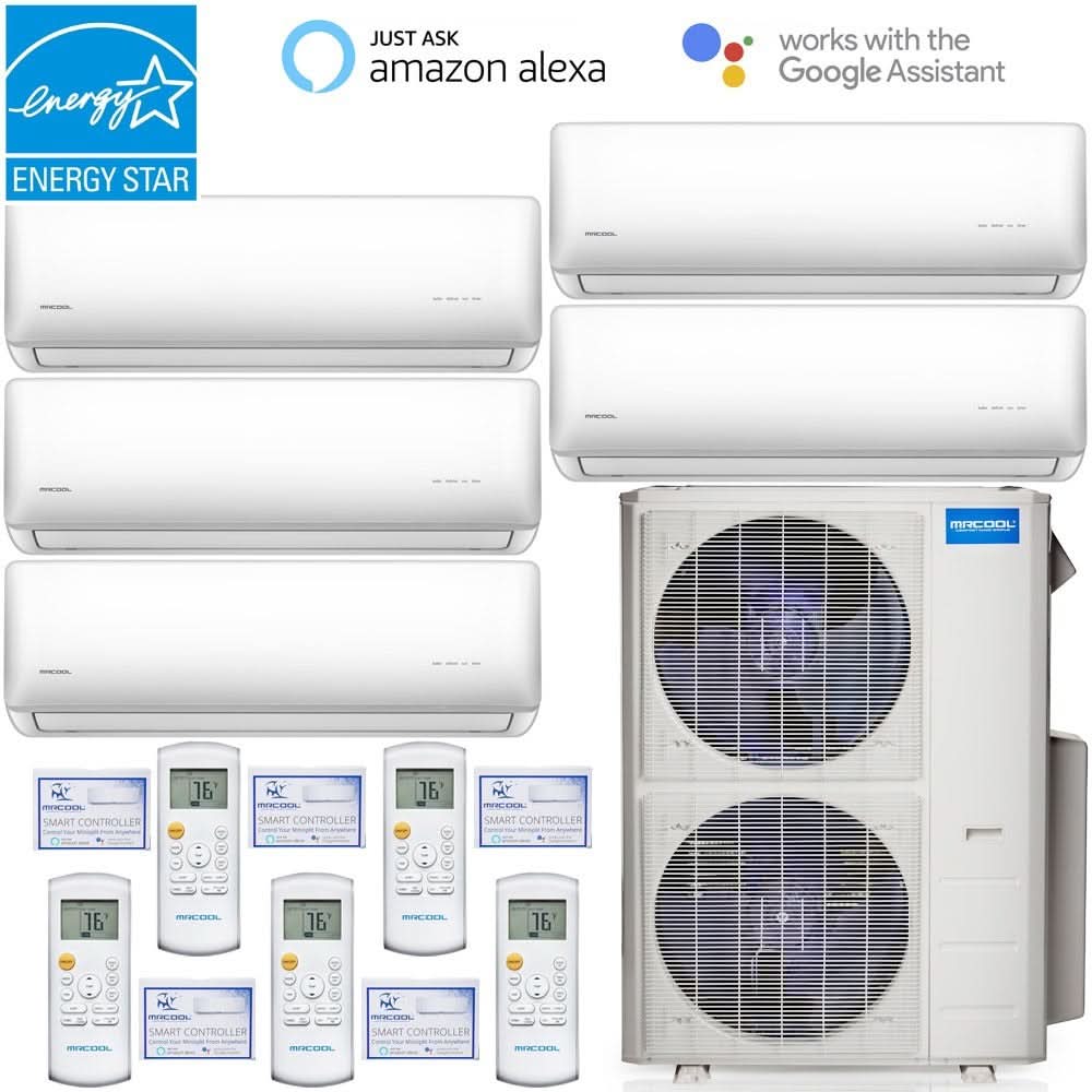 45k BTU 22.4 SEER MrCool Olympus Ductless Heat Pump Split System - 5 Z –  HVAC TOTAL LLC