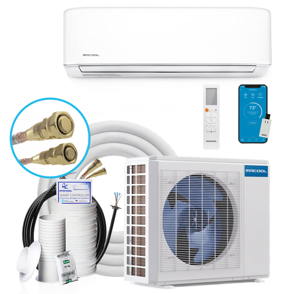 36k BTU 21.5 SEER Multi-Zone MrCool DIY 2 Zone Ductless Heat Pump Spli –  HVAC TOTAL LLC